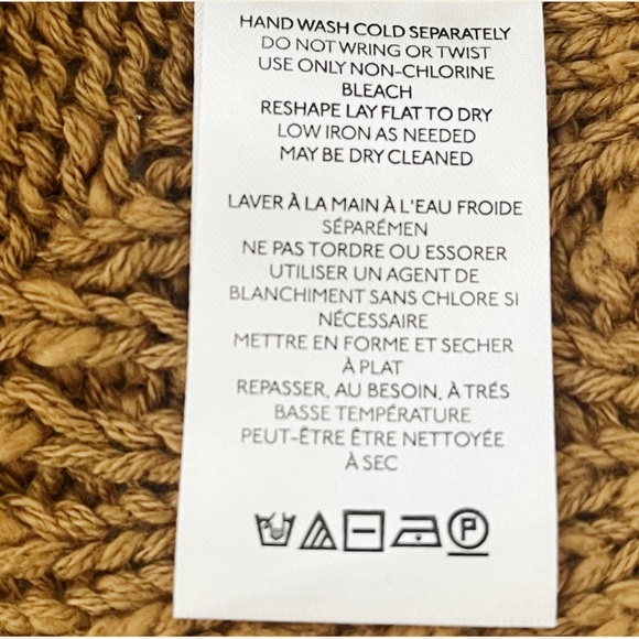 NWT Free People Isla Cable Stitch Tunic Sweater - Spice Cake - Picture 8 of 9